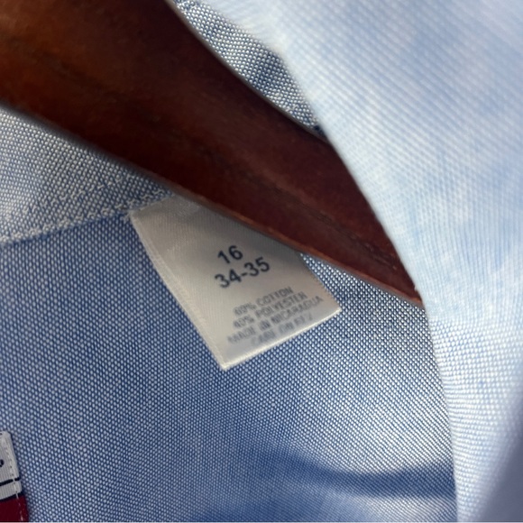 Manhattan men’s blue button up - Picture 4 of 5